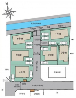 【区画図】 | 上尾市瓦葺　新築分譲住宅
