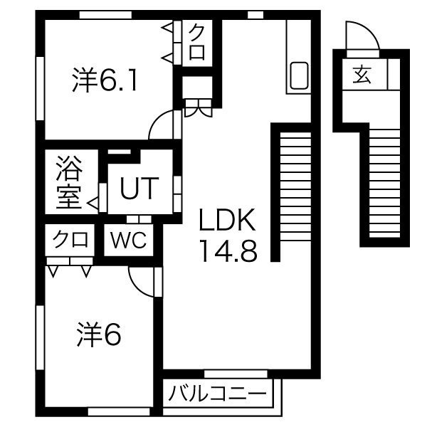 フォレスト大和の間取り