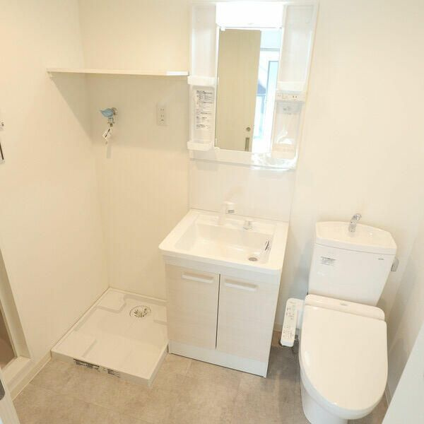 ドムス北千住の洗面所