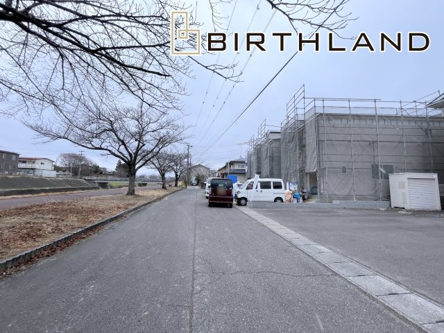 新築戸建・新築建売　郡山市町東2丁目第2　富田小・富田中の前面道路含む現地写真