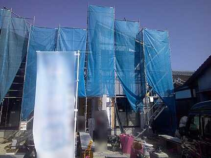 大竹市南栄１丁目の前面道路含む現地写真