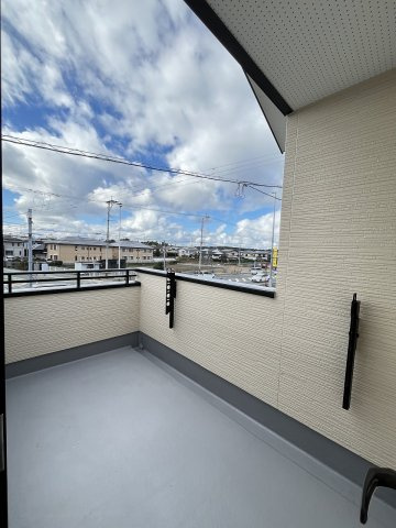 【バルコニー】 | 福岡市東区三苫4丁目3期　4号棟（全4棟）【仲介手数料無料・0円】 | 現地写真。