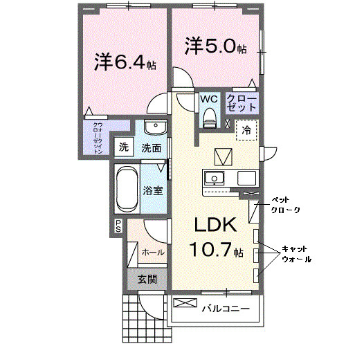 ソレイユいぬいの間取り