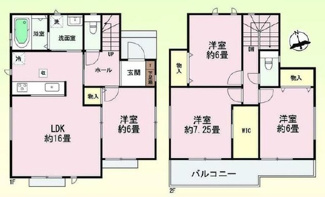 【間取り】 | 岐阜市近島新築建売全2棟！庭付き！お車並列3台可能！島小学校まで徒歩10分！長期優良住宅♪ | 岐阜市近島新築建売全2棟！庭付き！お車並列3台可能！島小学校まで徒歩10分！長期優良住宅♪