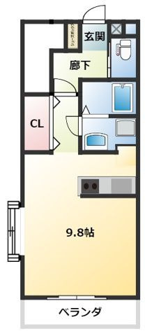 Prevoyance春日岡本の間取り