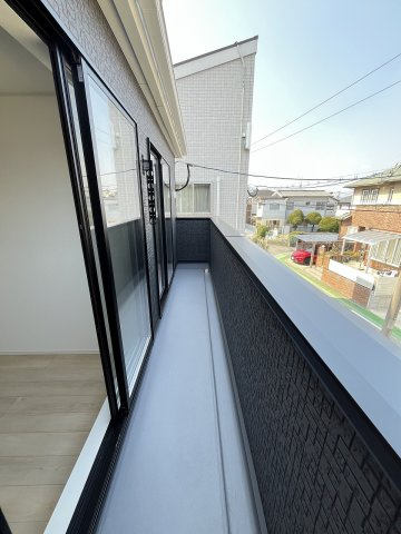【バルコニー】 | 福岡市早良区賀茂2丁目第6　1号棟（全1棟）【仲介手数料無料・0円】 | 施工例。施工例は完成時と異なる場合があります。