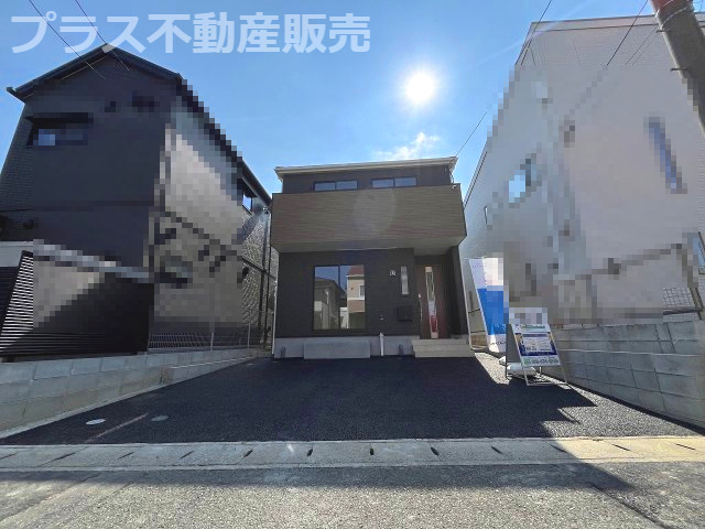 【外観】 | 福岡市早良区賀茂2丁目第6　1号棟（全1棟）【仲介手数料無料・0円】 | 完成イメージの外観パースです。建築中の物件は、お近くのモデルハウスも一緒にご覧頂けます。