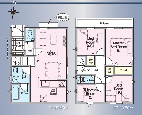 【間取り】 | 福岡市早良区賀茂2丁目第6　1号棟（全1棟）【仲介手数料無料・0円】 | 平日、土日祝日もお好きな日時にご見学可能です。お気軽にお問合せ下さい。