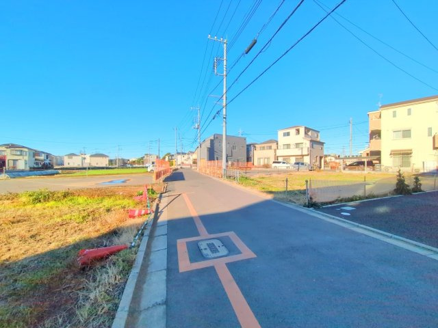 富士見市大字水子の売地の外観|南側4.8m公道です。