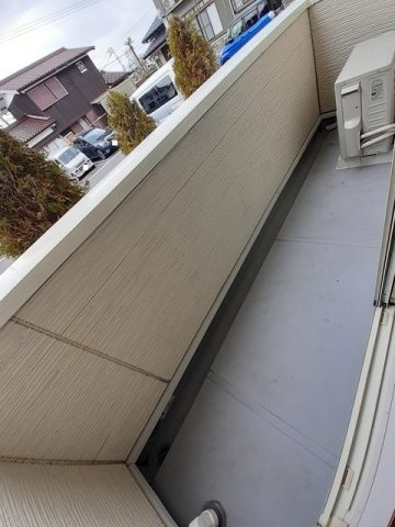 グランジュテ　壱番館のバルコニー