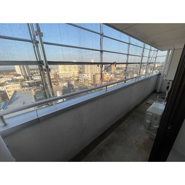 宮前ビルのバルコニー