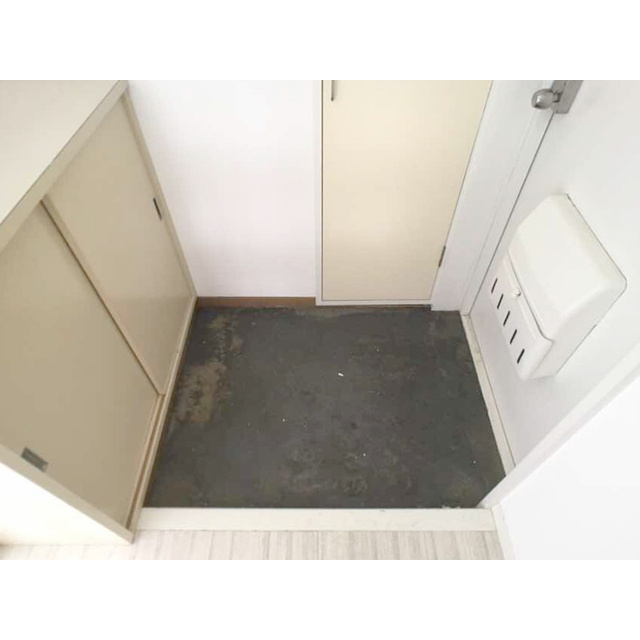 行田ハイツ1号棟の玄関