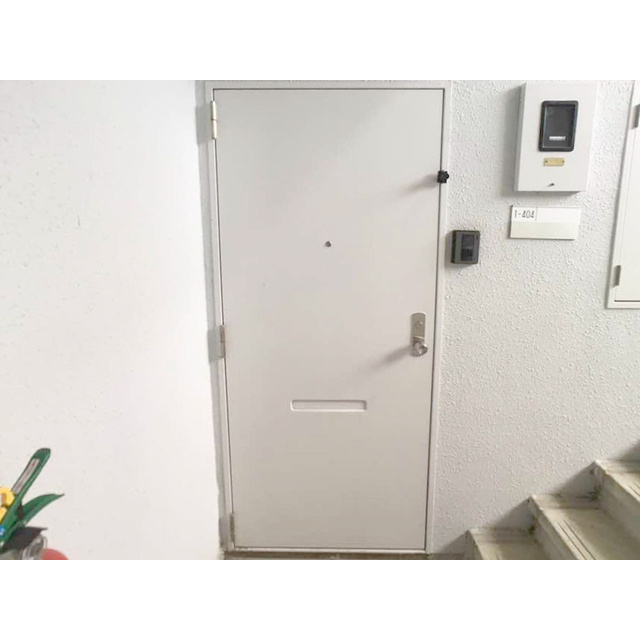 行田ハイツ1号棟の玄関