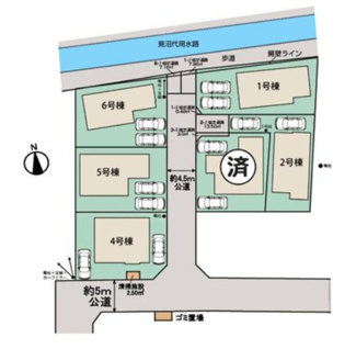 【区画図】 | 上尾市瓦葺　新築分譲住宅