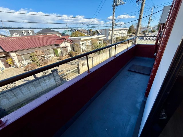 センチュリー21のバルコニー|落ち着いた時間を過ごせるバルコニーです