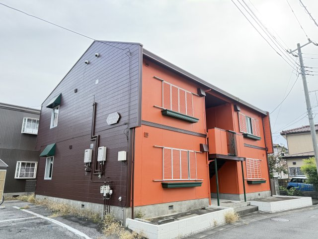 野辺ハイツEの外観|外壁塗装工事済み