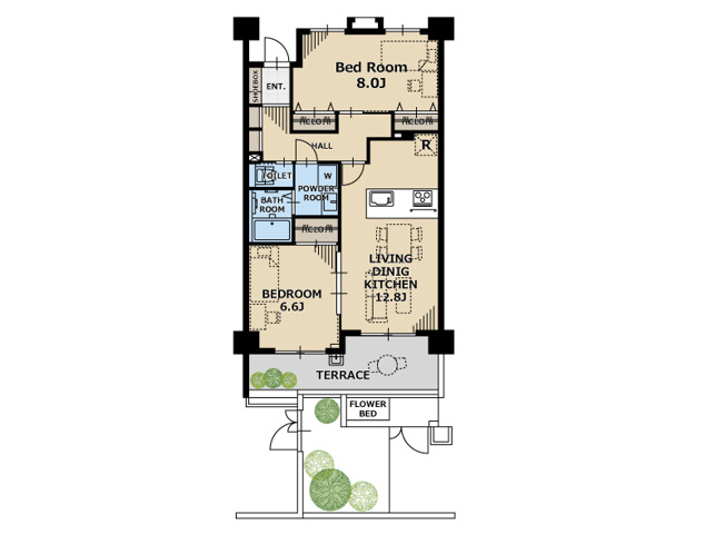 【間取り】 | エコヴィレッジ志木　(丸井志木店) | 新規リノベーション 令和8年3月上旬完了予定