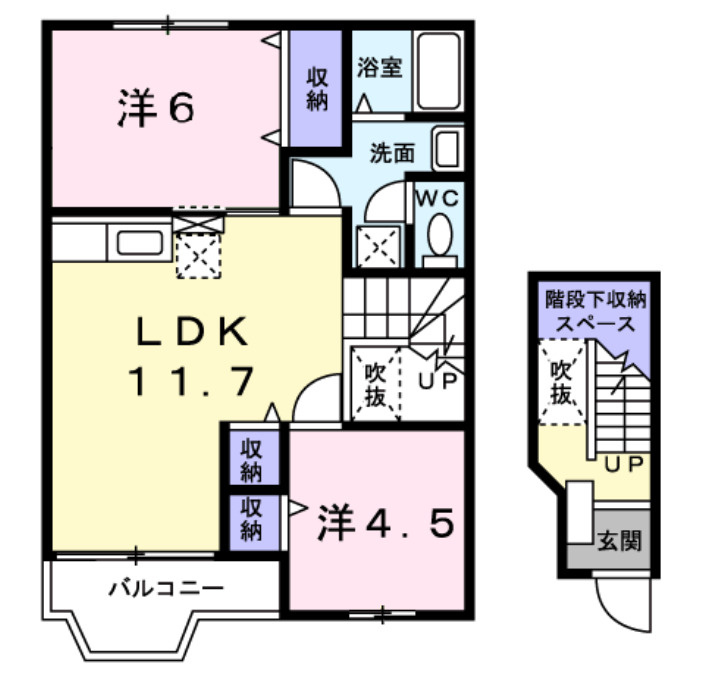 グレイスフルフィールドⅡの間取り