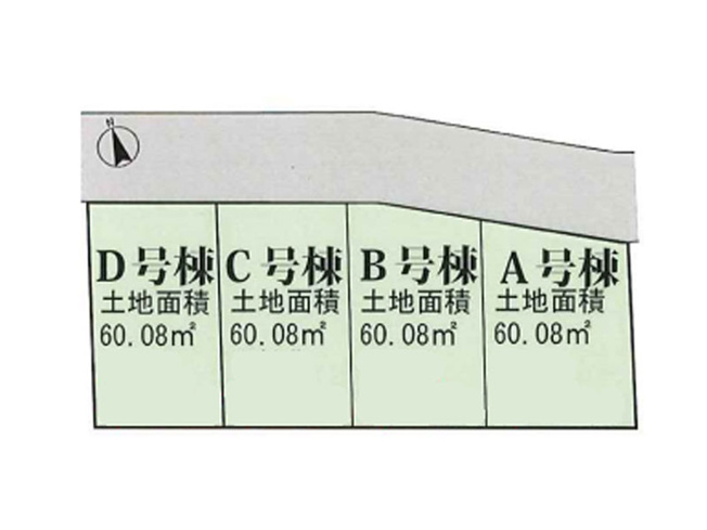 【区画図】 | 朝霞市仲町1丁目　新築一戸建住宅　全4棟（朝霞店） | 東武東上線「朝霞」駅より徒歩6分の好立地！
生活利便施設が徒歩圏内に揃った毎日の暮らしに便利なエリアです。