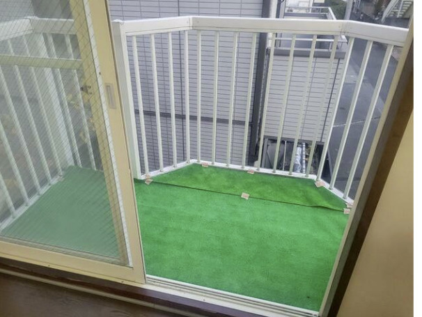 アーバンハイツのバルコニー