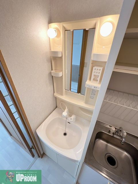 メゾンソレイユの洗面所