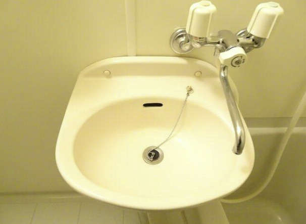 ベルメゾンの洗面所