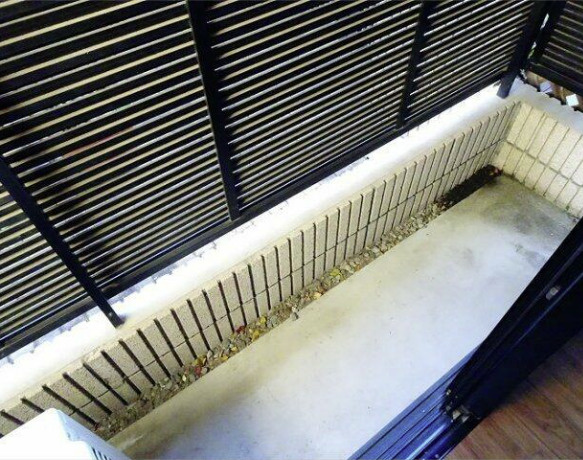 ベルメゾンのバルコニー