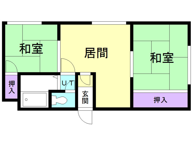 グリーンマンション（蘭西）の間取り
