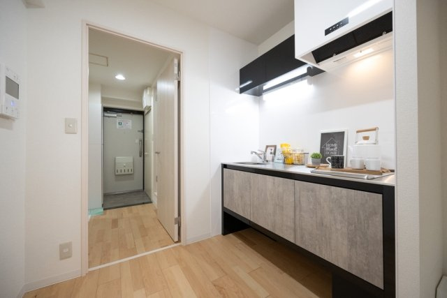 ペアパレス上池台№２のキッチン|※家具・小物はイメージです