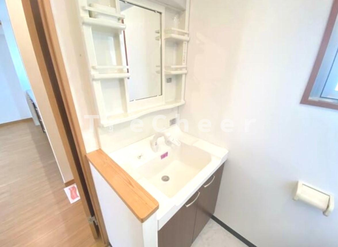 北前野コーポの独立洗面台