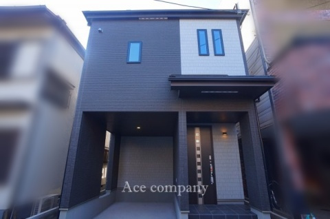 【外観】 | 東住吉区杭全7丁目 | 【新築完成済み☆2階建て♪地震に強い家！設計＆建設住宅性能評価付き☆】ローン返済目安：月々約115837円（頭金0円、変動金利0.875％、返済期間40年、ボーナス払い無しで試算しています）