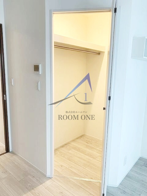 ハーモニーコート月島の収納|ウォークインクローゼットです。