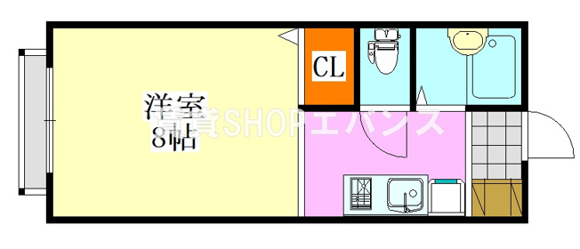 【間取り】 | グリシーヌ藤崎Ⅱ