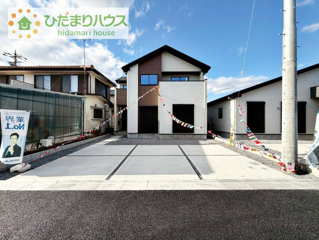 【駐車場】 | 土浦市摩利山新田1期　新築戸建　1号棟 | マイホームなら駐車場代がかかりません！しかも、自宅の駐車場で洗車ができます！今までコイン洗車に行っていた手間も省けて、節約にもつながります(^^♪