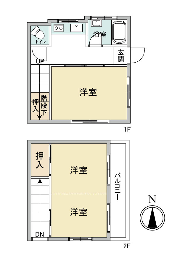 蕨市塚越６丁目20-13 中古戸建の間取り