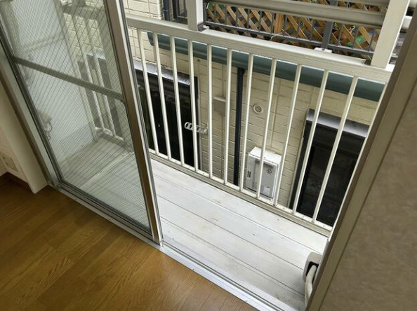 サンフラワーマンションのバルコニー