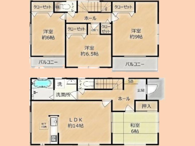 【間取り】 | 藤沢市石川５丁目　中古戸建