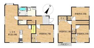 【間取り】 | 守山市今市町　中古戸建