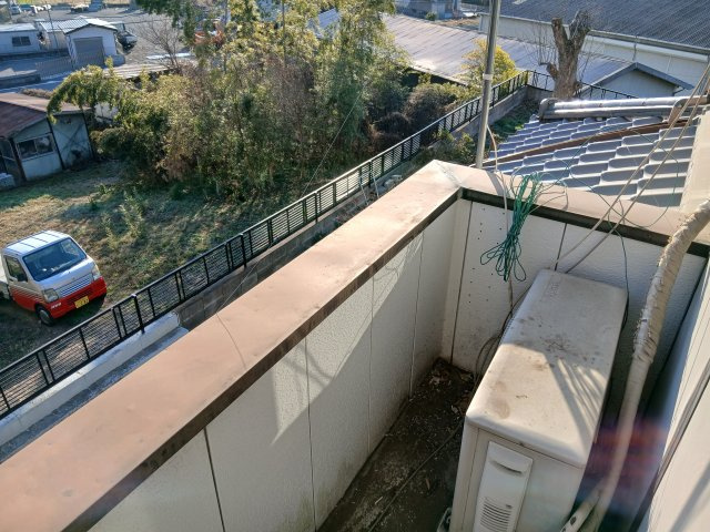 東松山市下唐子　中古戸建のバルコニー