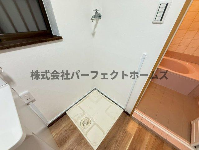 三井南町戸建　賃貸の設備|洗濯機置場です