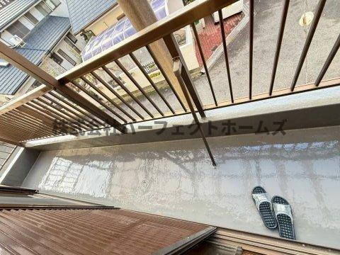 三井南町戸建　賃貸のバルコニー|バルコニー付きです