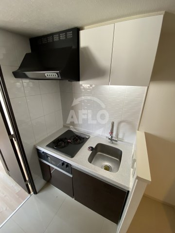 カスタリアタワー肥後橋のキッチン|カスタリアタワー肥後橋　２口ガスコンロ