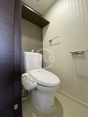 カスタリアタワー肥後橋のトイレ|カスタリアタワー肥後橋　温水暖房便座