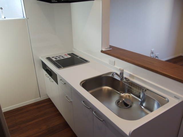 ガレージハウスのキッチン