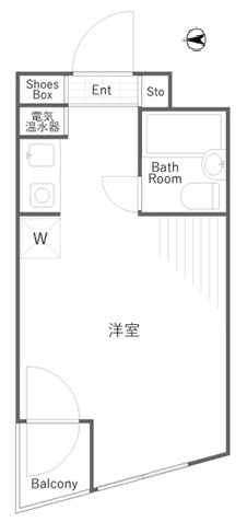 御苑ハイムの間取り