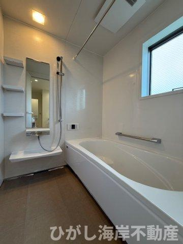 茅ヶ崎市浜之郷　新築戸建　全２区画の浴室|1坪タイプ　ユニットバス