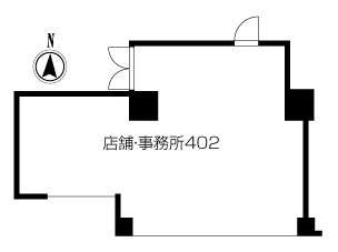 約61.37㎡の事務所です
