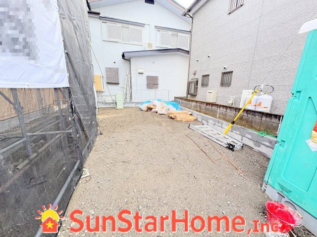 【サンスターホーム】武蔵村山市大南5丁目　耐震制震　新築4号棟の駐車場