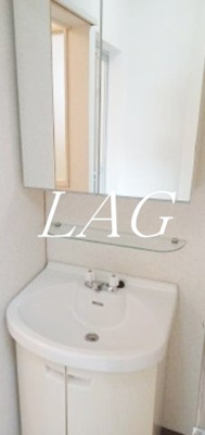 【洗面所】 | マンション美和 | 洗面台です。