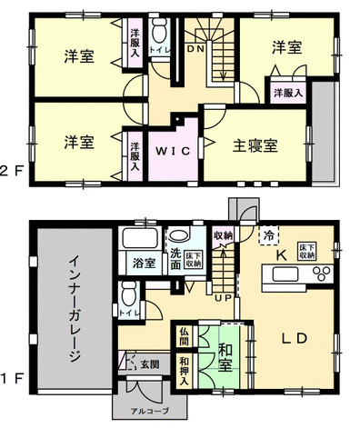 【間取り】 | 和泉市小田町2丁目戸建